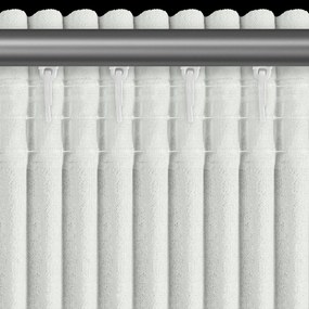 ZÁVES NA PÁSKE VELMA 140X270 CM BIELA