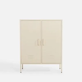 Kovová komoda BLISFUL mandľová béžová