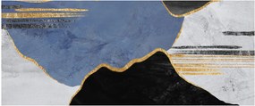 Obraz - Textúrované tvary (120x50 cm)