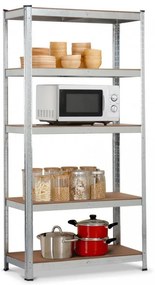 Fistar Regál 1800x900x300 mm, zinkovaný 5-policový, nosnosť 875 kg