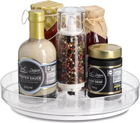 Zeller Present Otočný organizér s priehradkami, Zeller COMPACTA pr. 25 x 4 cm