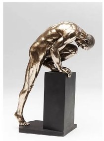 Nude Man Stand dekorácia bronzová 35 cm