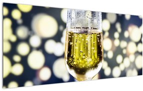 Obraz šampanského (120x50 cm)