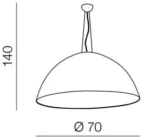 Luxusný luster Magma 70