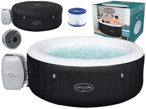 Bestway LAY-Z-Spa Miami Jacuzzi vírivka čierna 180cm x 66cm 60001