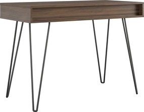 Pracovný stôl v dekore orecha 49x104 cm Concord – Novogratz