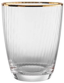 GOLDEN TWENTIES Pohár so zlatým okrajom 300 ml
