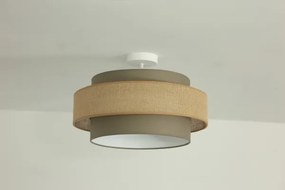 Brilagi - Prisadené svietidlo RESNA 1xE27/60W/230V priemer 40 cm hnedá/béžová