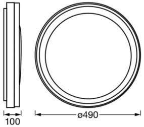 Ledvance - LED RGBW Stmievateľné stropné svietidlo SMART+ MAGIC LED/38W/230V Wi-Fi