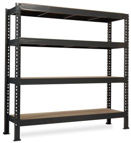 Trestles Nekonečný priemyselný regál 1800x2200x600, 4 police Farba: sivá