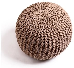 Pieskovohnedý puf na sedenie Bonami Essentials Jagger