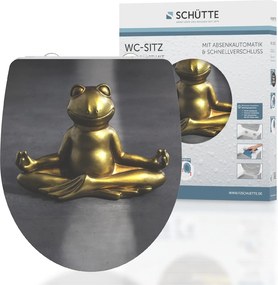 Eisl Sanitär WC sedátko Duroplast Soft Close Relaxing Frog High Gloss 82581
