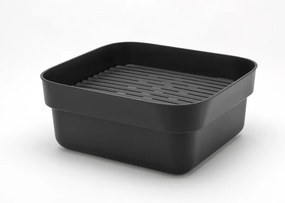 Tmavosivá plastová misa na riad s odkvapkávačom SinkSide – Brabantia