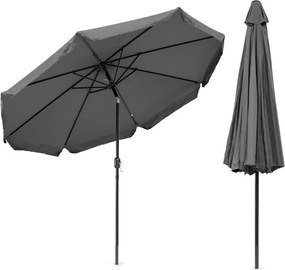 Veľký záhradný slnečník s naklápaním - 300 cm zelená