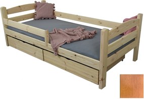 FA Detská posteľ Oľga 5 (200x90 cm) s úložnými priestormi - viac farieb Farba: Orech