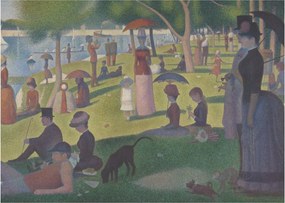 Obraz - Georges Seurat, A Sunday on La Grande Jatte, reprodukcia (70x50 cm)