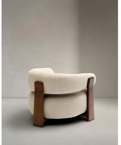 Béžové ženilkové kreslo Granite – Kave Home