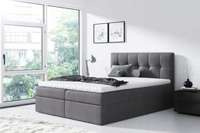Manželská posteľ Boxspring Maddox (160x200) (Rico 23)