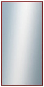 DANTIK - Zrkadlo v rámu, rozmer s rámom 50x100 cm z lišty Hliník vínová (7269209)