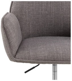 Sivá kancelárska stolička Glenda – Actona