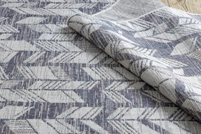 Koberec SIZAL SION Chevron 22180 ecru/nebeský/ružový