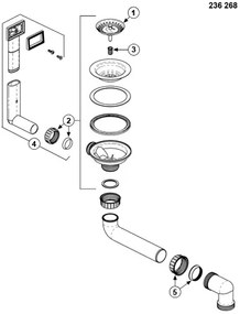 Nerezový drez Blanco DANA 45 nerez prírodný lesk