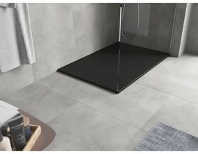 Mexen Hugo, SMC obdĺžniková sprchová vanička 130 x 80 cm, čierna matná, 42708013