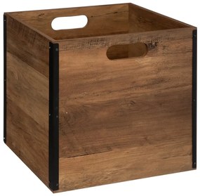 5five Simply Smart Úložný box Andrew, 31x31x31 cm, hnedá