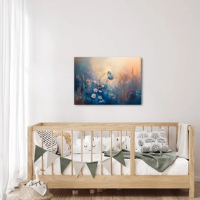 Obraz - Lúka s motýľom (70x50 cm)