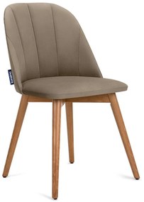 Konsimo Sp. z o.o. Sp. k. Jedálenská stolička BAKERI 86x48 cm béžová/svetlý dub KO0073