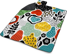 Sablio Plážová deka Detské maľovanie: 200x140 cm