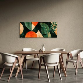 Obraz - Geometrické prírodné motívy II. (120x50 cm)