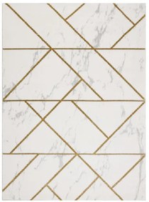 Dywany Łuszczów Kusový koberec Emerald geometric 1012 cream and gold - 240x330 cm