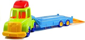 LEAN Toys Sada vozidiel: polícia, hasiči, odťahovka – na skrutkovanie a odskrutkovanie