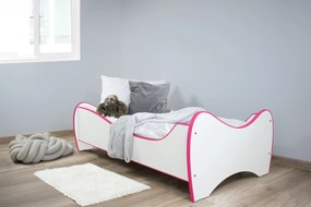 TOP BEDS Top Beds Detská posteľ MIDI HIT 160x80 matrac ružová