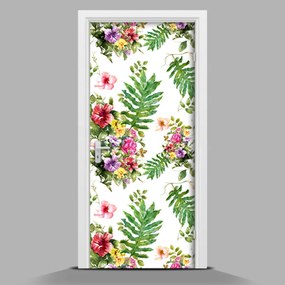 Samolepiace tapety na dvere Kvetinový vzor wallmur-pl-f-120863344