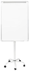 Magnetická plastová flipchart tabuľa na kolieskach 70 x 100 cm