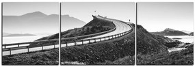 Obraz na plátne - Atlantická cesta - panoráma 5184QC (120x40 cm)