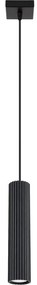 Sollux SL.1573 - Luster na lanku KARBON 1xGU10/10W/230V čierna
