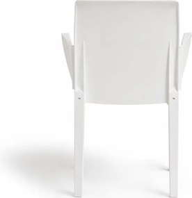 AKCIA Záhradná jedálenská stolička HARTMAN EVELYN, biela II. akosť