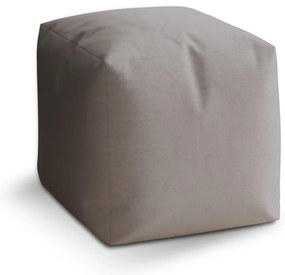 Taburet Cube sivá, sivá