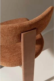 Čalúnené jedálenské stoličky v súprave 2 ks v tehlovej farbe Nadia – MOME