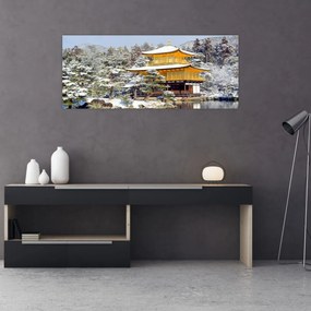 Obraz - Kinkakudži, Japonsko (120x50 cm)