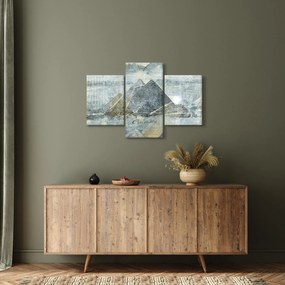 Obraz - Pyramídy v modrom filtri (90x60 cm)