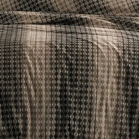 Bedtex Bavlnené obliečky Oberon hnedá, 140 x 200 cm, 70 x 90 cm
