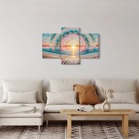 Obraz – Mozaika zapadajúceho slnka (90x60 cm)
