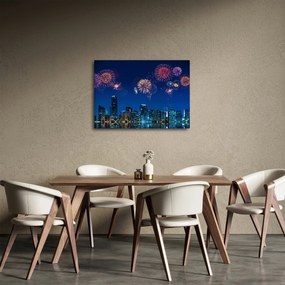 Obraz - Ohňostroj v Miami (70x50 cm)