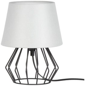 Spot-Light 7668104 - Stolná lampa MANGOO 1xE27/40W/230V šedá/čierna