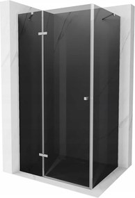 Mexen ROMA sprchovací kút 90x70cm, 6mm sklo, chrómový profil-šedé sklo, 854-090-070-01-40