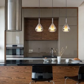 Globo 15542-3 - Luster na lanku GEEKY 3xE27/60W/230V čierna